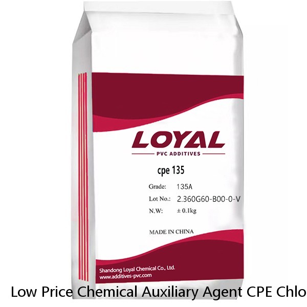 Low Price Chemical Auxiliary Agent CPE Chlorinated Polyethylene 135