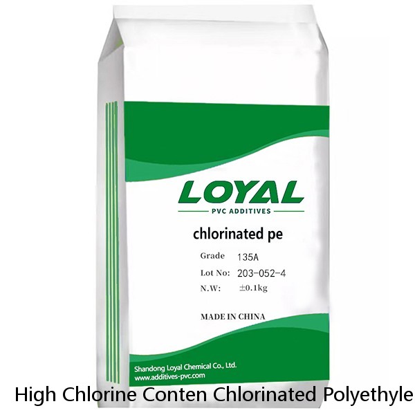 High Chlorine Conten Chlorinated Polyethylene for Anticorrosive Paint Printing Ink