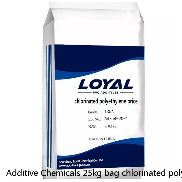 Additive Chemicals 25kg bag chlorinated polyethylene cpe-135a